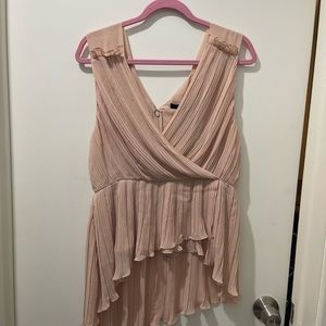 BCBG tank top with one side longer than the other